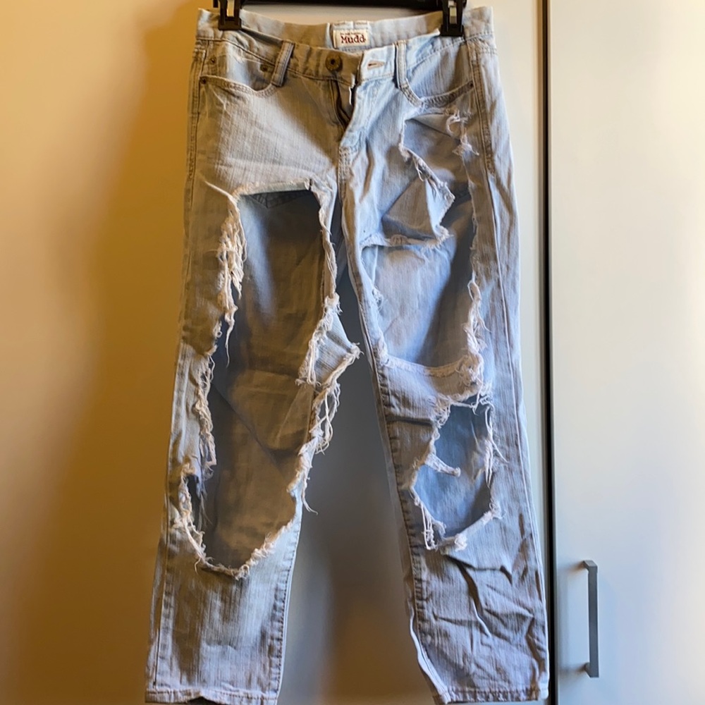 Super ripped ankle jeans